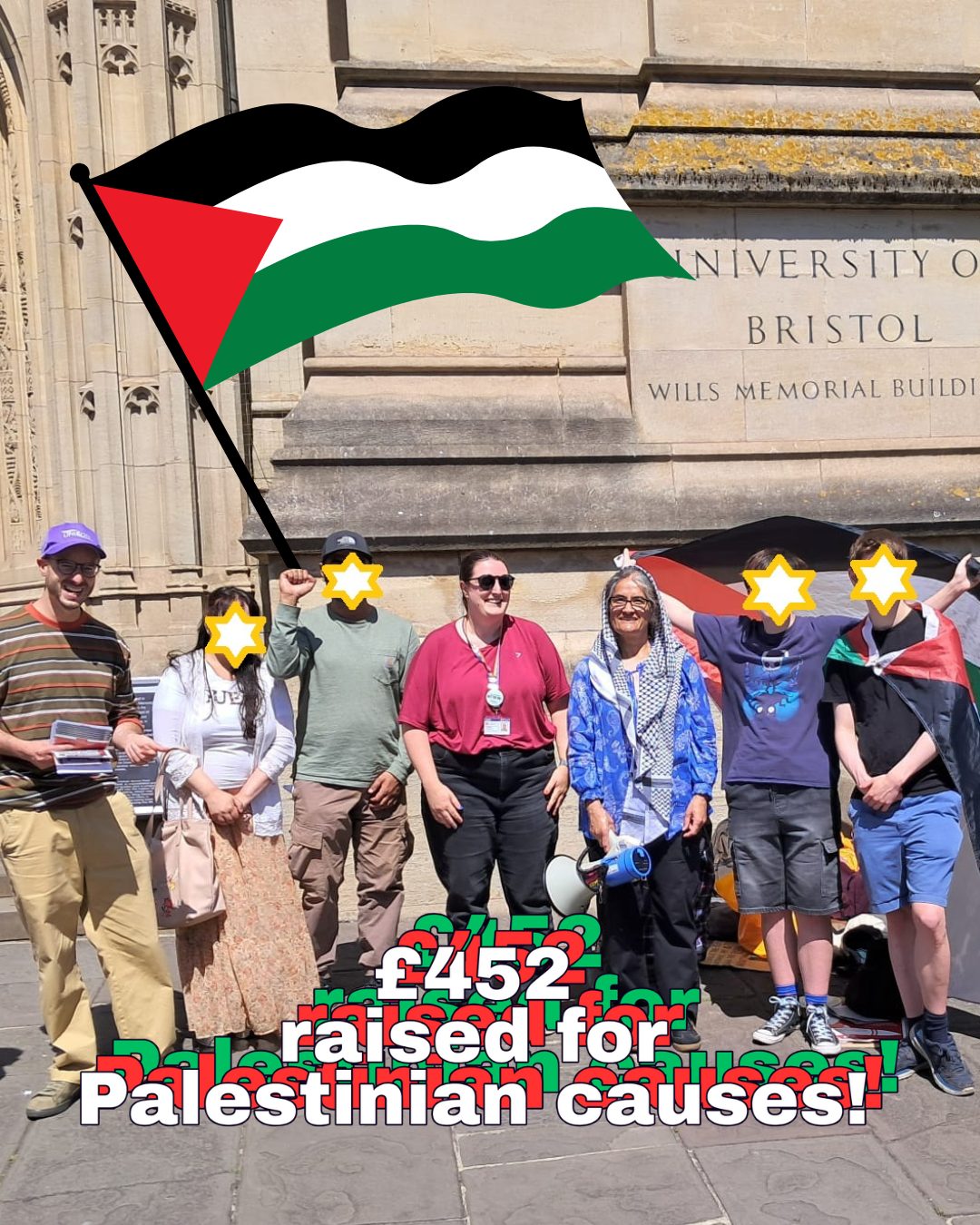 Over £450 raised on Workplace Day of Action for Palestine